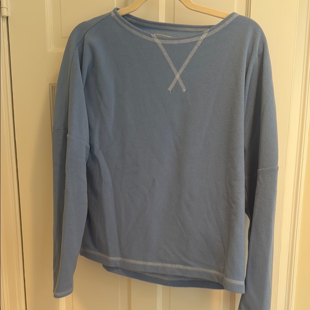 Dudley Stephens Sky Blue Fleece Pullover